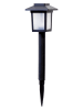 STAR Trading Solarne lampy ogrodowe LED "Flame Mini" w kolorze czarnym - wys. 23 cm