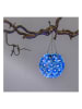 STAR Trading LED-Solar-Dekohänger "Hortensia" in Blau - Ø 16 cm