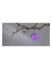 STAR Trading Decoratieve ledsolarhanger "Hortensia" violet - Ø 16 cm