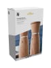 WMF 2-delige set: zout- & peperstrooier "Nature" lichtbruin - (H)18 cm x Ø 6 cm