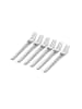 WMF 6-delige roestvrijstalen gebakvorkenset ''Nuova 233'' - (L)16 cm