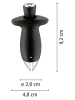 WMF Strunkentferner in Schwarz - (H)9,2 cm