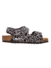 Birkenstock Sandalen "Milano" in Schwarz/ Grau - Weite S