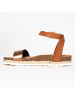 Blue Bay Sandalen "Wellington" in Hellbraun