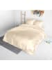 Sleeptime Mikrofaser-Bettwäsche-Set "Beauty Skin Care" in Creme