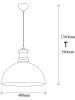 Opviq Lampa wisząca "Berceste" w kolorze złotym - Ø 40 cm
