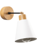 Opviq Lampa ścienna "Manavgat" w kolorze biało-brązowym - 14 x wys. 25 cm