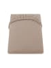 Deco King Spannbettlaken in Dunkelbeige