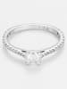 DIAMANTA Weißgold-Ring "Solitaire Royal" mit Diamant