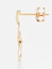 DIAMANTA Gouden oorstekers "Gold circles" met diamanten