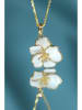 ATELIER DU DIAMANT Gold-Anhänger "Orchidée"