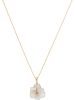 DIAMANTA Gold-Anhänger "Orchidée"