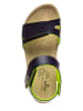 TREVIRGOLAZERO Sandalen donkerblauw/geel