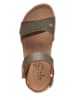 TREVIRGOLAZERO Sandalen kaki/oranje
