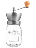 Kilner Młynek w kolorze srebrnym do kawy - wys. 21,5 cm