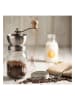 Kilner Kaffeemühle mit Glas in Silber - (H)21,5 cm