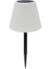 lumisky Lampa solarna LED "Lady Spike" w kolorze biało-czarnym - wys. 62 x Ø 20 cm