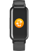 SmartCase Smartwatch met hoofdtelefoon zwart