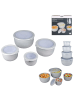 COOK CONCEPT 4er-Set: Frischhaltedosen in Grau