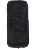 Kaiser Naturfellprodukte Nakładka wełniana "Dolly" w kolorze czarno-szarym - 77 x 35 cm