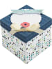 folia PAPER Bastelset "Party-Explosionsbox" in Blau/ Creme