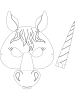 folia PAPER Kindermaskers "Dieren" wit - 6 stuks