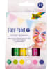 folia PAPER Schminkstiften "Sweet" meerkleurig - 6x 6 g