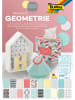 folia PAPER Motivblock "Geometrie" in Bunt - 20 Blatt - (L)34 x (B)24cm