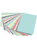 folia PAPER Motivblock "Geometrie" in Bunt - 20 Blatt - (L)34 x (B)24cm
