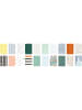 folia PAPER Motiefblok "Minimalistisch" meerkleurig - 20 vellen - (L)34 x (B)24cm