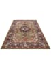 Nouristan Kurzflor-Teppich "Skazar" in Beige/ Grün