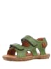 Naturino Leder-Sandalen in Grün