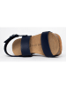 BACKSUN Sandały w kolorze granatowym na koturnie