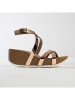 BACKSUN Sleehaksandalen roségoudkleurig