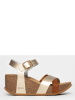 BACKSUN Keilsandaletten in Gold