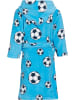 Playshoes Bademantel "Fußball" in Blau/ Bunt
