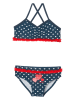 Playshoes Bikini "Herzchen" in Dunkelblau/ Bunt