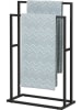 Sealskin Handdoekhouder "Carré" zwart - (B)48 x (H)78,5 x (D)24 cm