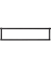 Sealskin Handdoekhouder "Carré" zwart - (B)48 x (H)12 x (D)12 cm