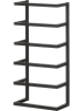 Sealskin Handdoekhouder "Carré" zwart - (B)24 x (H)48 x (D)12 cm