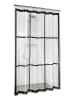 Sealskin Duschvorhang "Brix" in Transparent/ Schwarz  - (L)200 x (B)180 cm