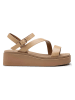 Foreverfolie Keilsandaletten in Beige