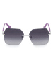 Guess Damen-Sonnenbrille in Silber/ Lila
