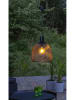 STAR Trading Decoratieve ledsolarhanger "Sunlight" zwart - (B)29 x (H)35 cm