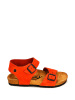 Moosefield Leder-Sandalen in Rot