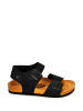 Moosefield Leder-Sandalen in Dunkelblau
