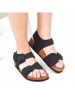 Moosefield Leder-Sandalen in Dunkelblau