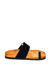 Moosefield Leren slippers donkerblauw