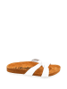 Moosefield Leren slippers wit