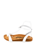 Moosefield Skórzane sandały w kolorze białym